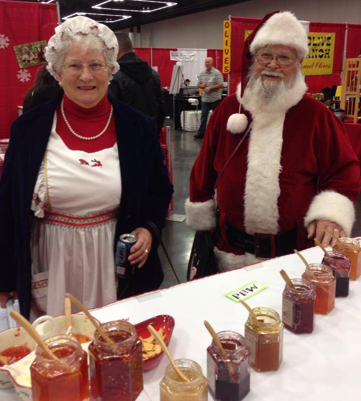 Santa and Mrs Claus love Rose City Pepperheads Jelly