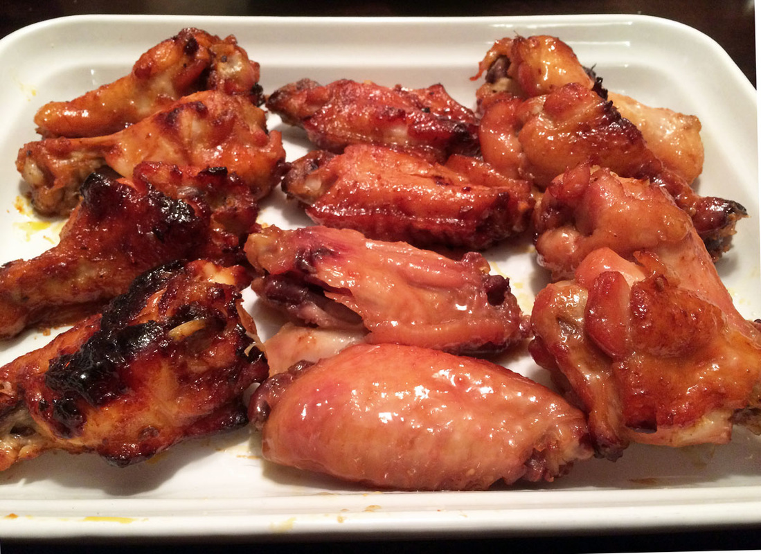 Cherry Bomb Wings made with Rose City Pepperheads Jelly